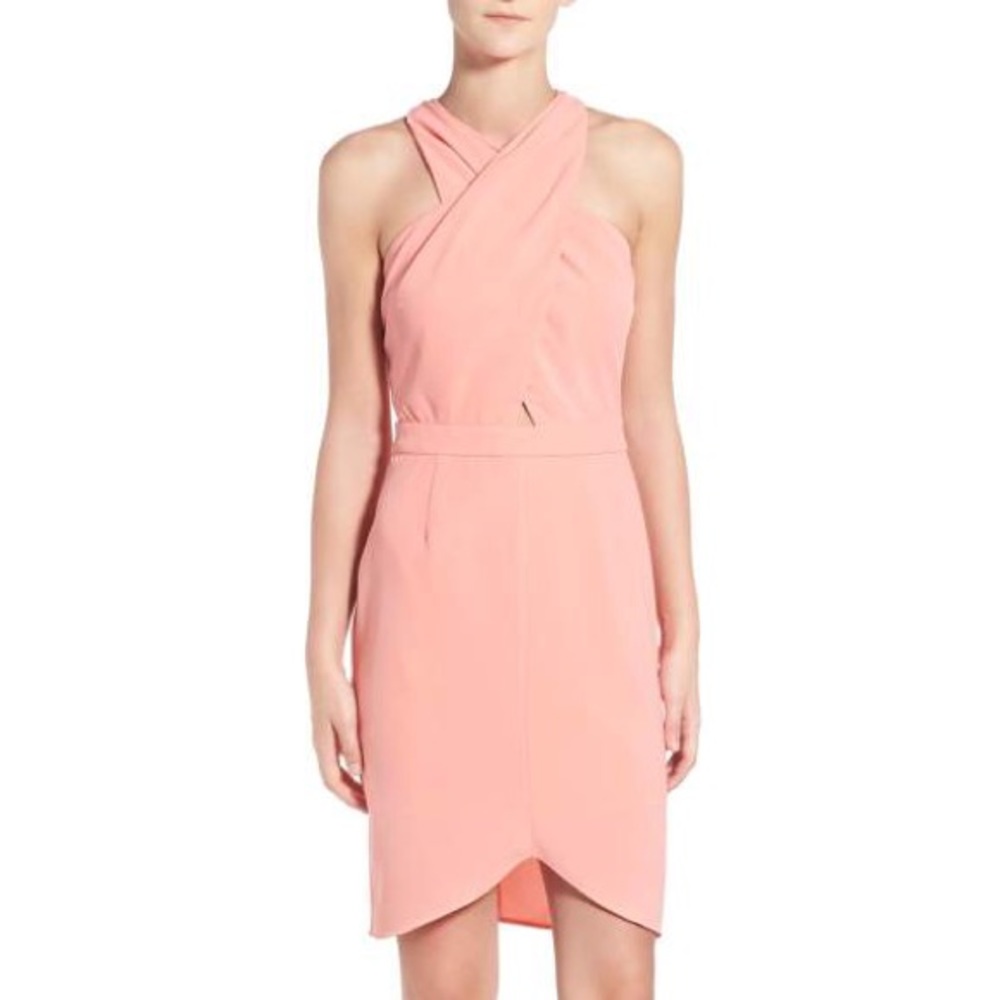 Coral mini dress- new w/tags